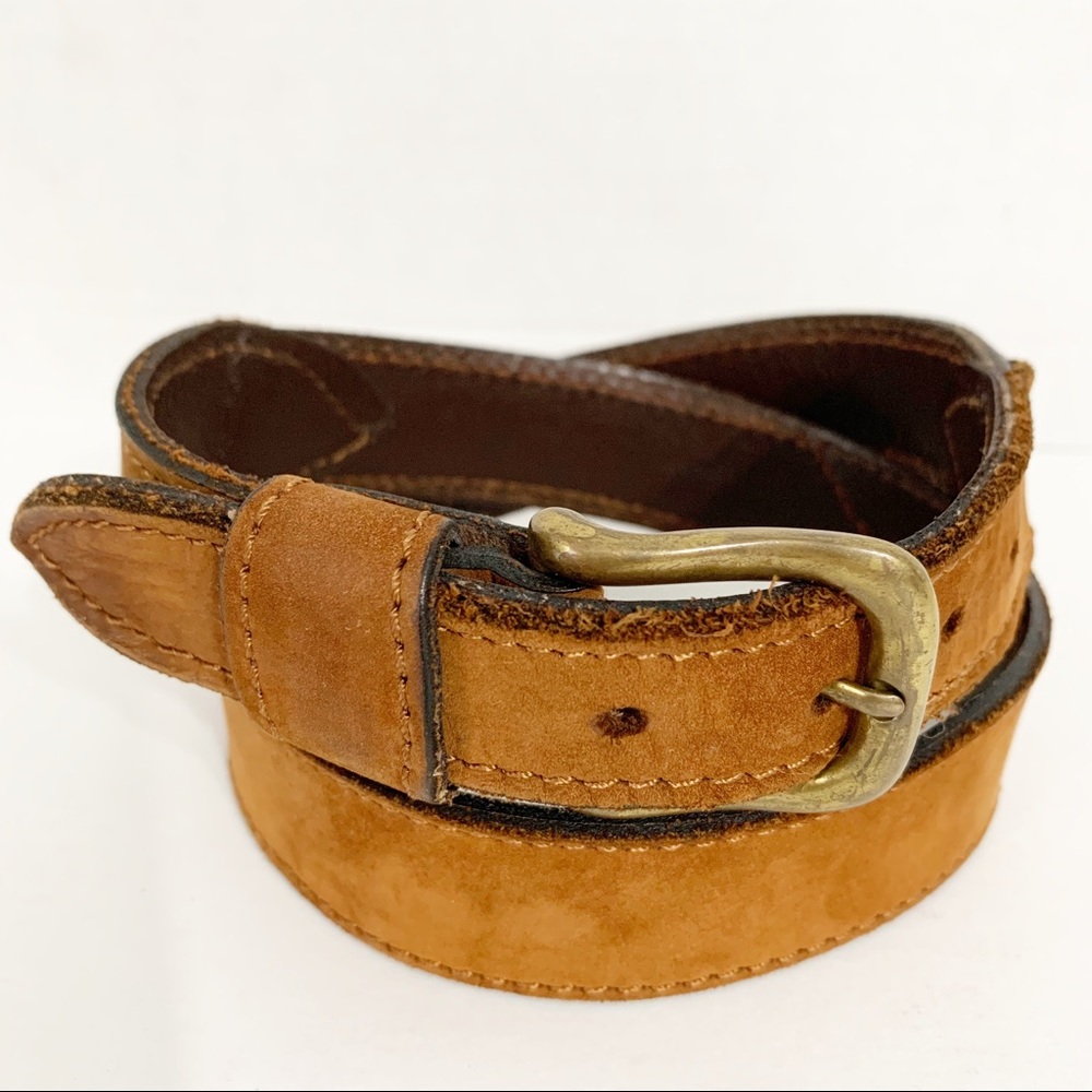 Unbranded Herringbone Accent Suede Belt